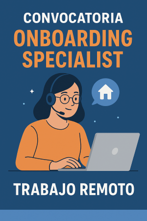 Onboarding Specialist (Trabajo Remoto)